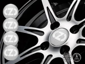 OZ Pegatinas Resina Bombadas Logos de Rueda Elegante